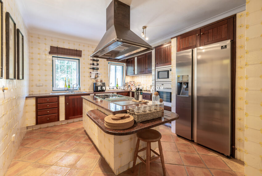Kitchen Oceanfront Villa Carvoeiro Algarve