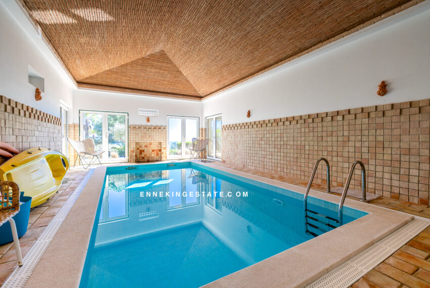 Indoor Pool and Sauna Oceanfront Villa Carvoeiro Algarve