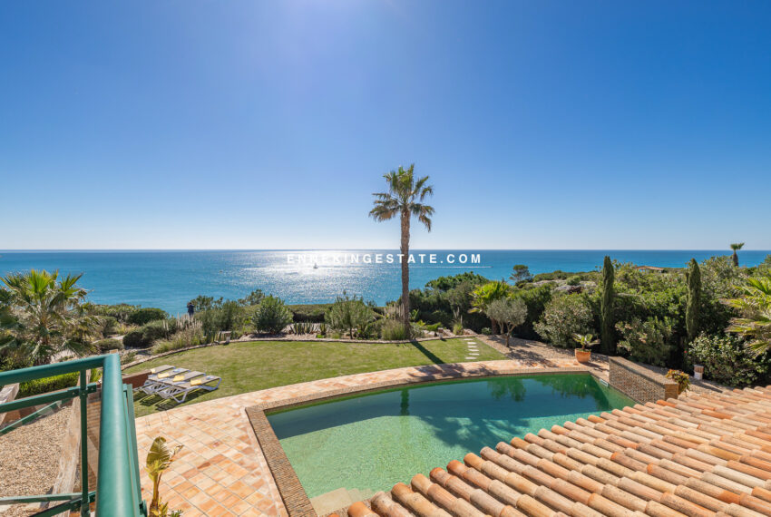 Outdoor Pool Oceanfront Villa Carvoeiro Algarve